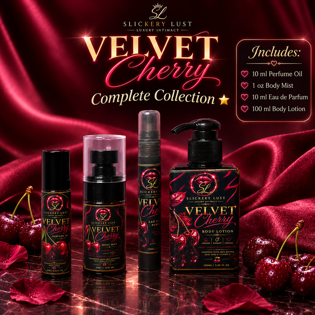 Velvet Cherry | Luxury Cherry Fragrance