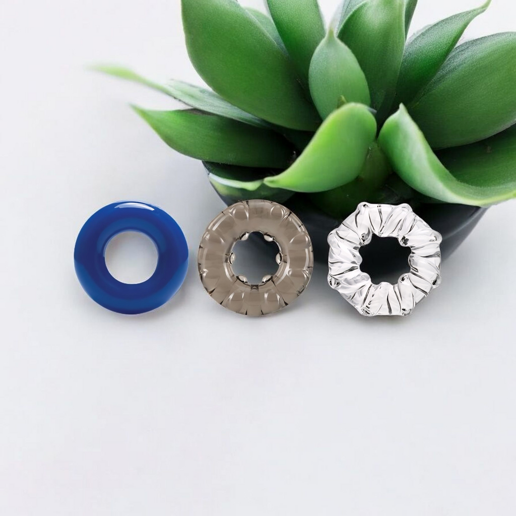 Stay Hard Triple Stretch Cock Rings |3 Pack