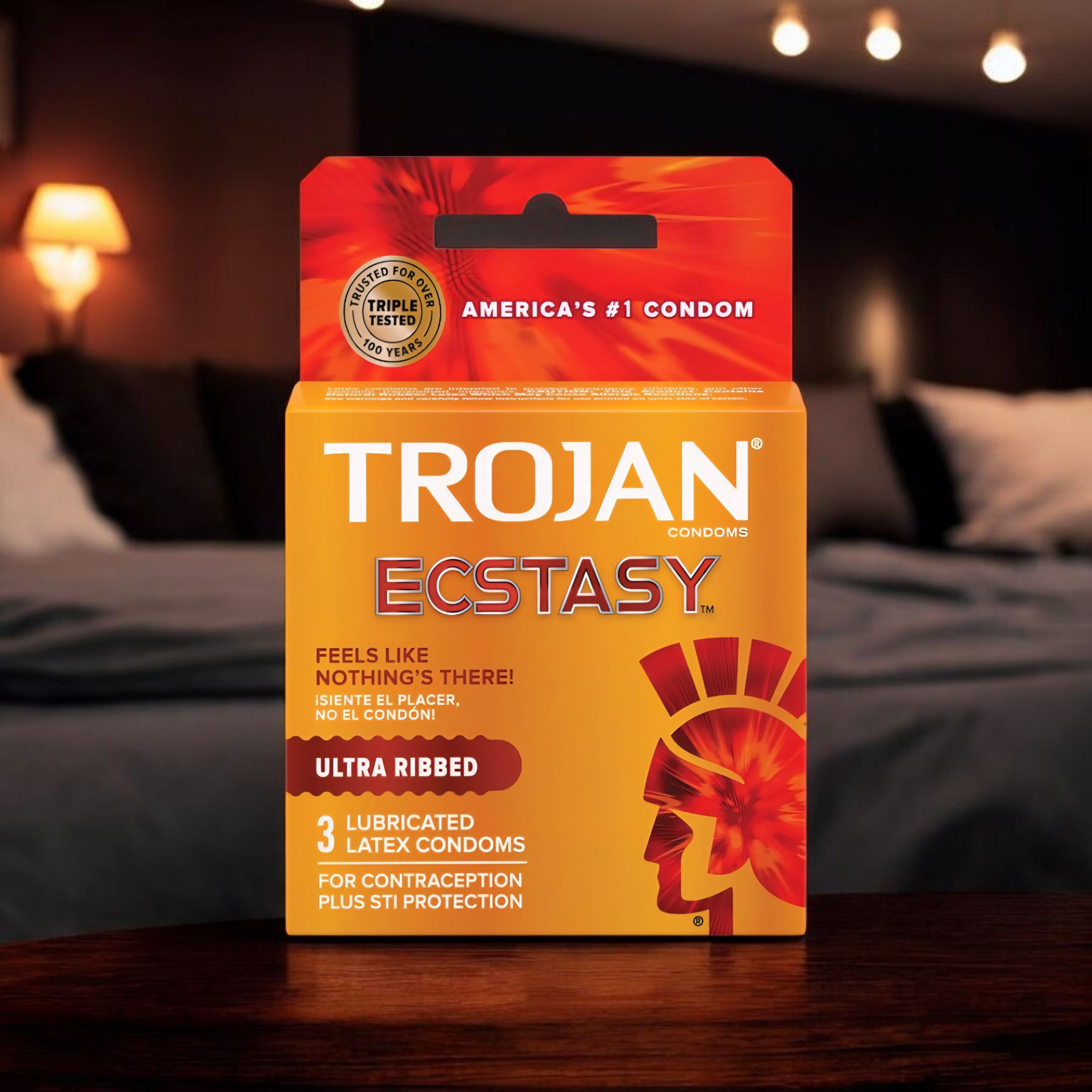 Ultra Ribbed Condoms | 3 Pack