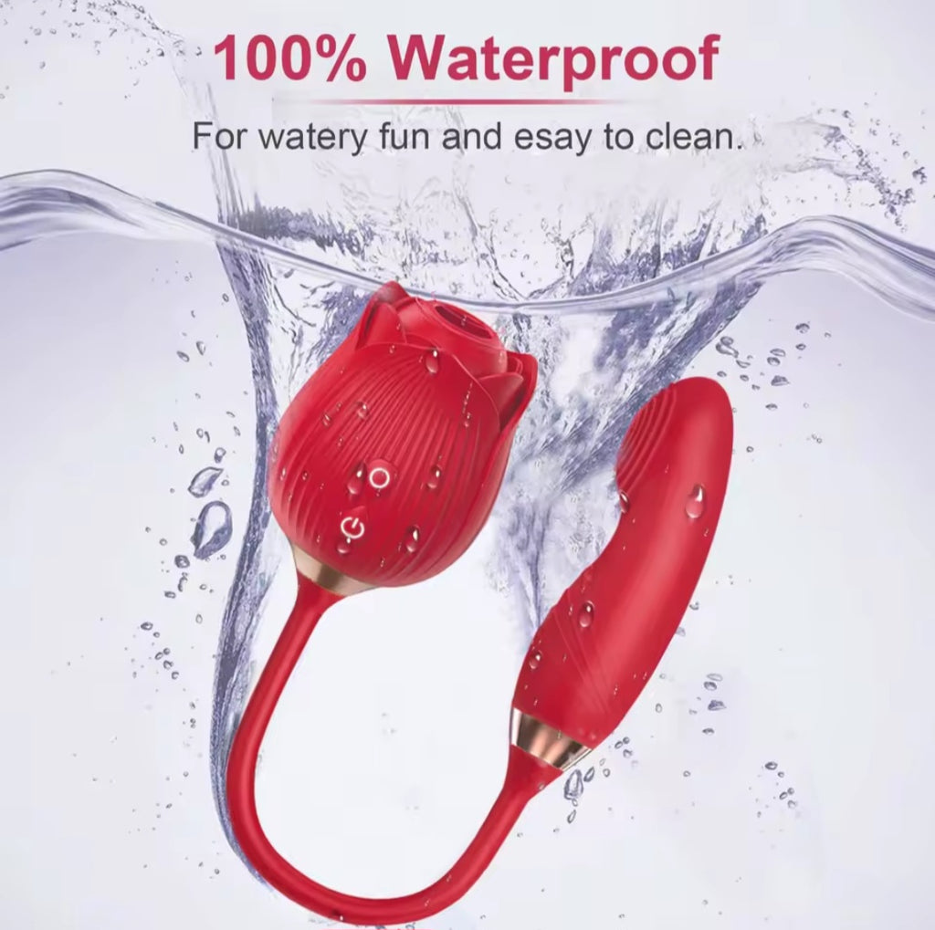 Wild Rose | Come Hither & Suction Vibrator